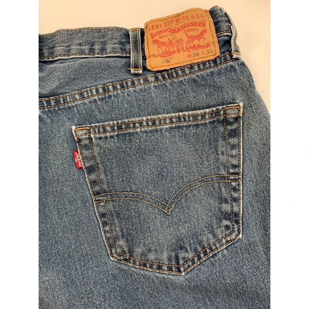 VINTAGE‎ LEVI'S 550™ RELAXED FIT JEANS  90s, Retro, USA, Skater, Street 38x 27.5